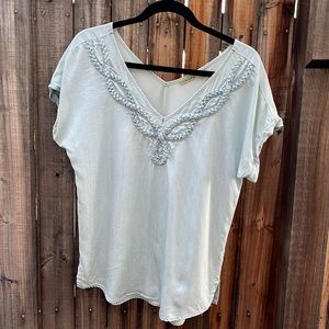 Holding Horses chambray top